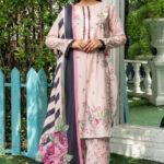 3PC stitched Printed Lawn Suit | KLA-3961