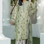 3PC stitched Printed Lawn Suit | KLA-3968