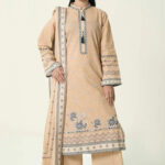 3PC stitched Printed Lawn Suit | KLA-4113