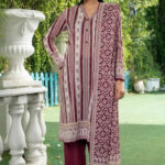 3PC stitched Printed Lawn Suit | KLA-4120 A