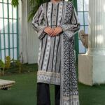 3PC stitched Printed Lawn Suit | KLA-4120