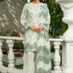 3PC stitched Printed Lawn Suit | KLA-4122 A