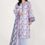 3PC stitched Printed Lawn Suit | KLA-4134