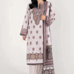 3PC stitched Printed Lawn Suit | KLA-4135