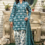 3PC stitched Printed Lawn Suit | KLA-4136