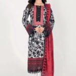 3PC stitched Printed Lawn Suit | KLA-4161