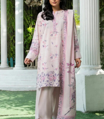 3PC stitched Printed Lawn Suit | KLA-4169