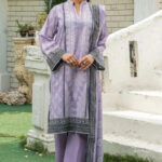 3PC stitched Printed Lawn Suit | KLA-4170