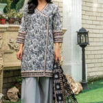 3PC stitched Printed Lawn Suit | KLA-4172