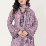 3PC stitched Printed Lawn Suit | KLA-4194