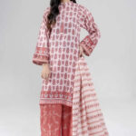3PC Stitched Printed Lawn Suit | RTW-KLA-4039