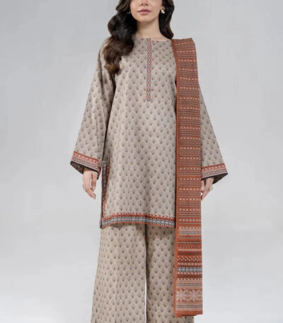 3PC Stitched Printed Lawn Suit | RTW-KLA-4040
