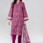 3PC Stitched Printed Lawn Suit | RTW-KLA-4042