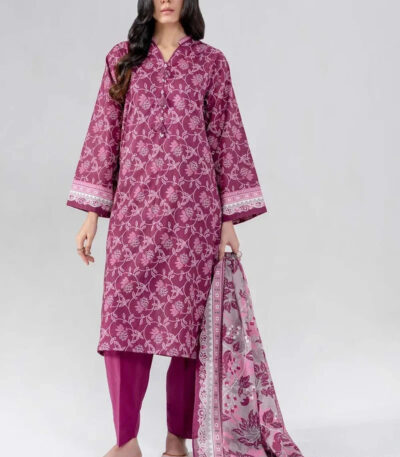3PC Stitched Printed Lawn Suit | RTW-KLA-4042