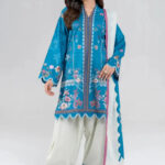 3PC Stitched Printed Lawn Suit | RTW-KLA-4043
