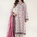 3PC Stitched Printed Lawn Suit | RTW-KLA-4071