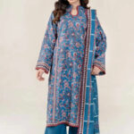 3PC Stitched Printed Lawn Suit | RTW-KLA-4072