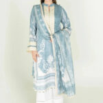 2PC Stitched Printed Lawn Suit | RTW-KSD-3877