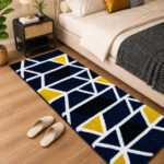 Mosaic Blue Runner Mat