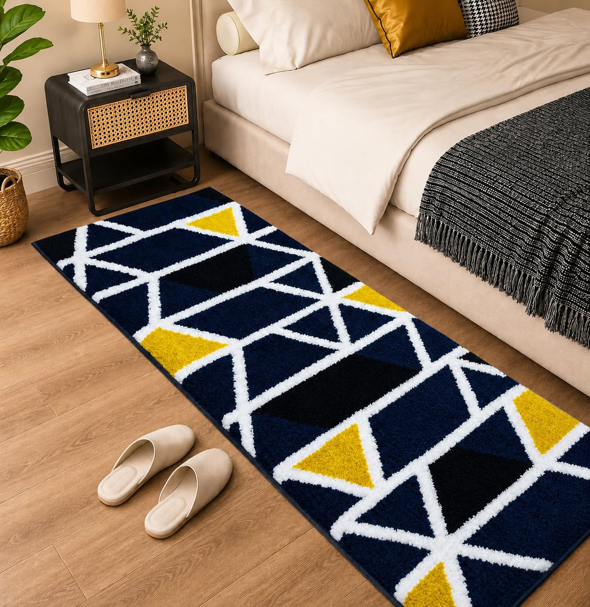 81wk6J-Qj6L._SL1272.jpg Mosaic Blue Runner Mat