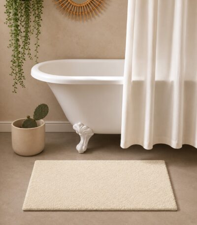 Aangan Cotton Non-Reversible Bath Mat
