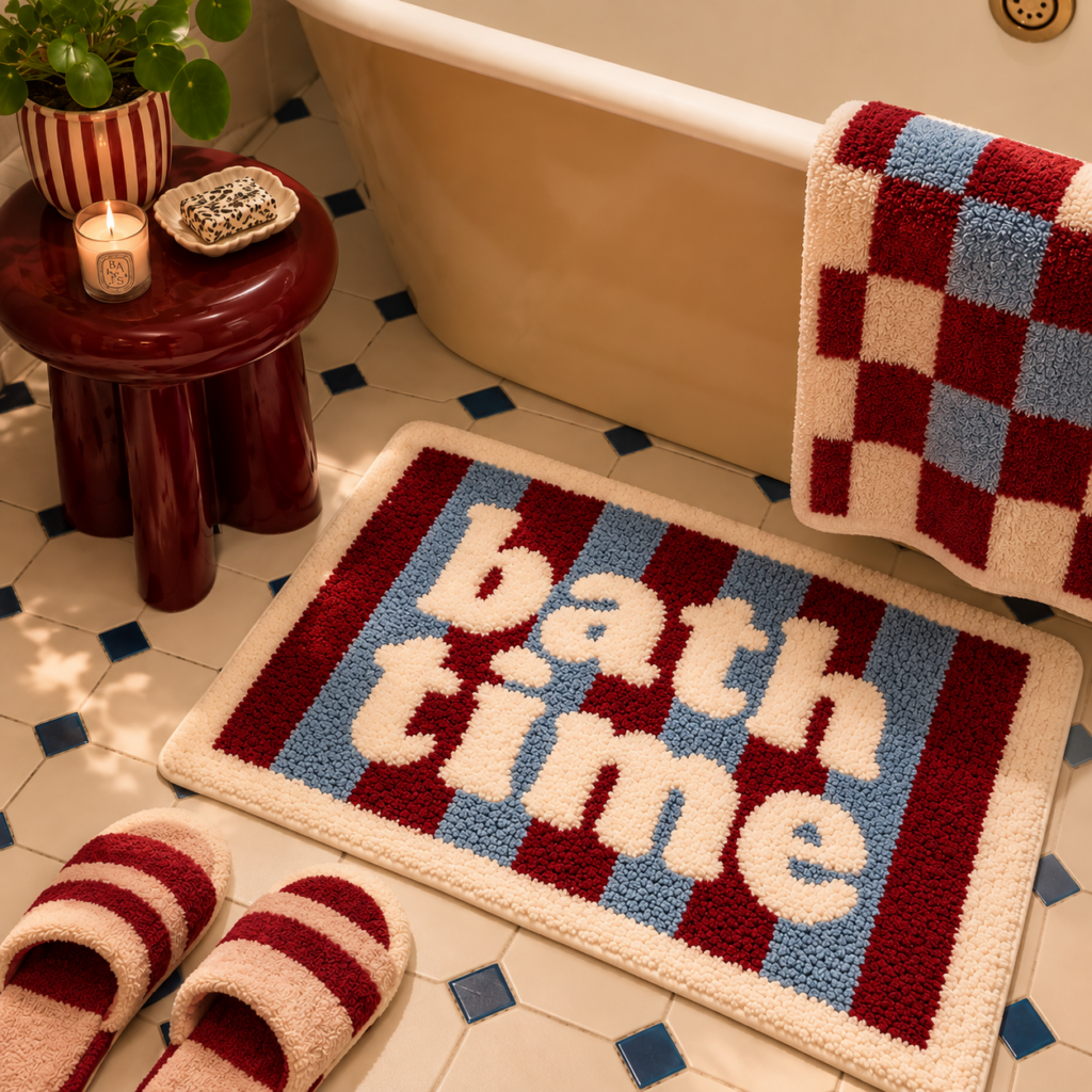 Bath Time Floor Bath Mat