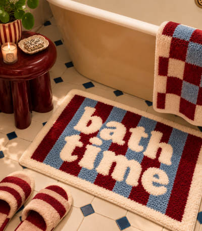 Bath Time Floor Bath Mat