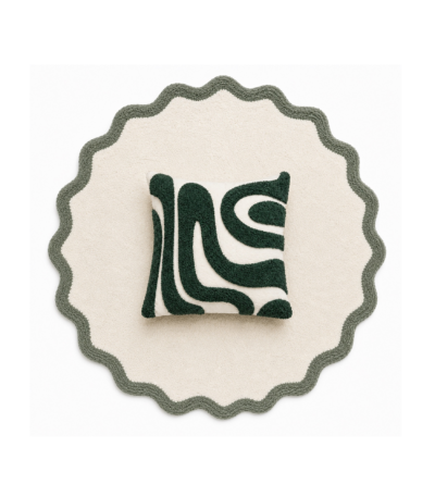 Bhoomi Mat and Mridula Cushion Cover