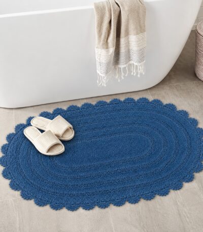 Chaukhat Reversible Cotton Bath Mat
