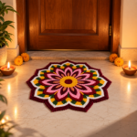 Rangoli Floor Mat