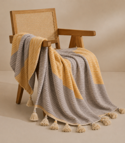 Kiran Cotton Throw Blanket