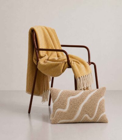 Raina Throw and Leheri Cushion Cover