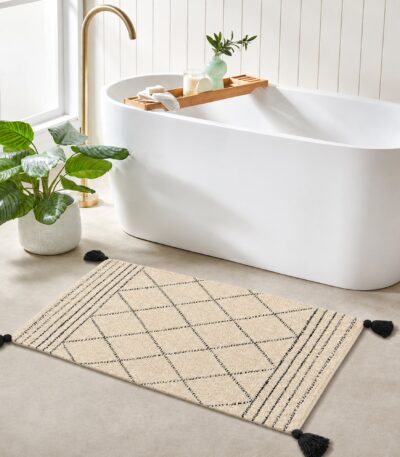 Manali Reversible Cotton Bath Mat