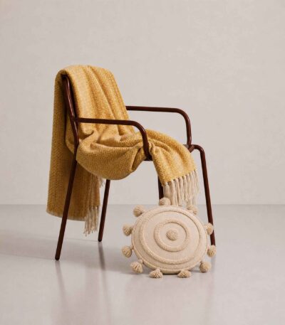 Raina Throw and Soma Moon Cushion Cover