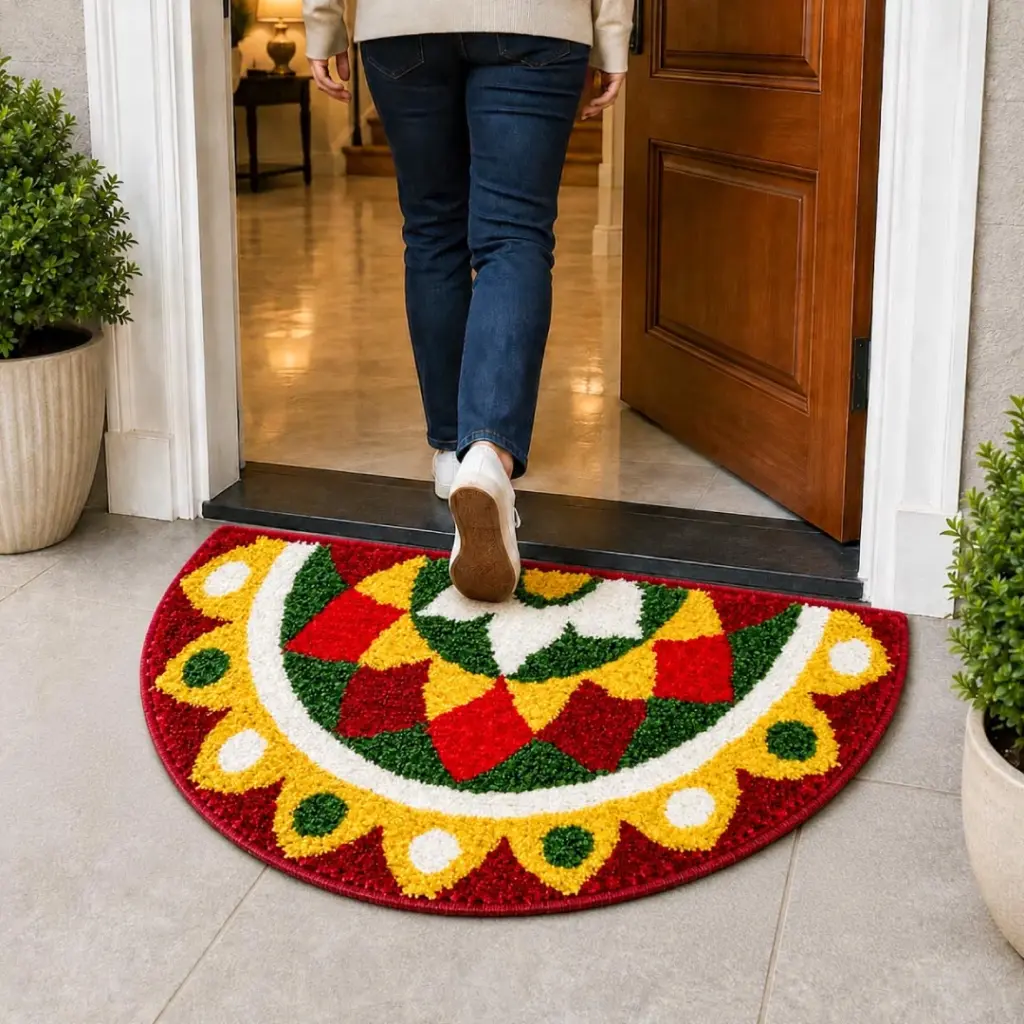 madeinnortheast--Home-doormat-bathmat-kolam-D1-1