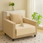madeinnortheast-Beige Sofa Cover