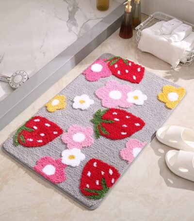 Strawberry Bathroom Mat