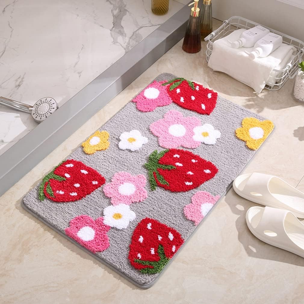 Strawberry.jpg Strawberry Bathroom Mat