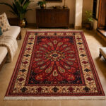 Crimson Paisley Persian Carpet