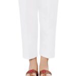 LAWN/Cotton Pant TR-1004 WHITE