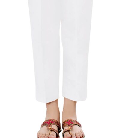 LAWN/Cotton Pant TR-1004 WHITE